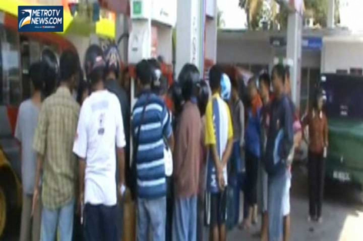 Antrean BBM di Kulon Progo