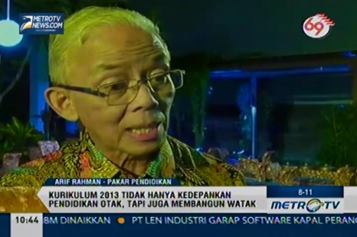 Arif Rachman: Kurikulum 2013, Kurikulum Paling Ideal di Dunia Pendidikan Indonesia
