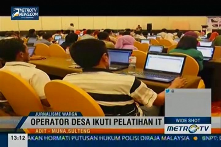Jurnalisme Warga: Operator Desa Ikuti Pelatihan IT