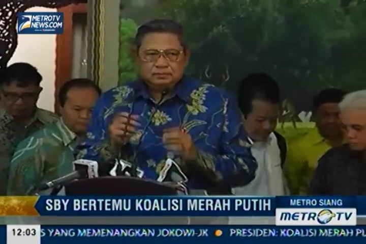 Presiden SBY Bertemu Koalisi Merah Putih
