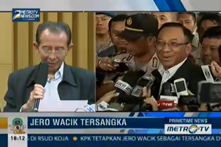 KPK Tetapkan Jero Wacik Menjadi Tersangka (1) 