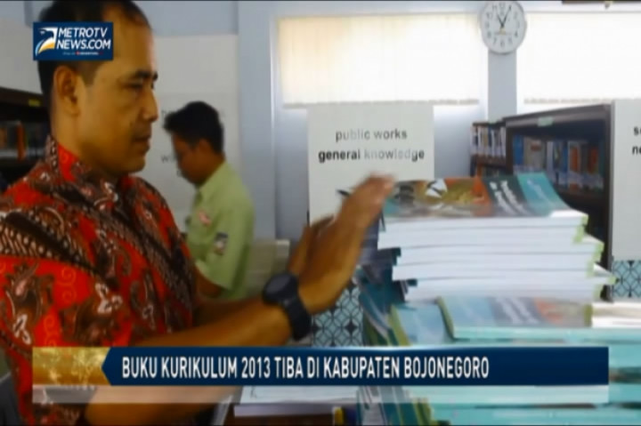 Buku Kurikulum 2013 Tiba di Kabupaten Bojonegoro