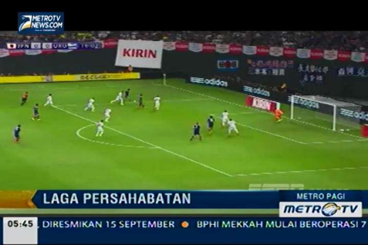 Jepang Kalah 0-2 dari Uruguay