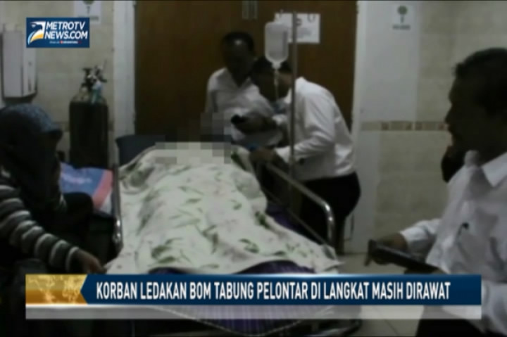 Korban Ledakan Bom Tabung Pelontar di Langkat Masih Dirawat