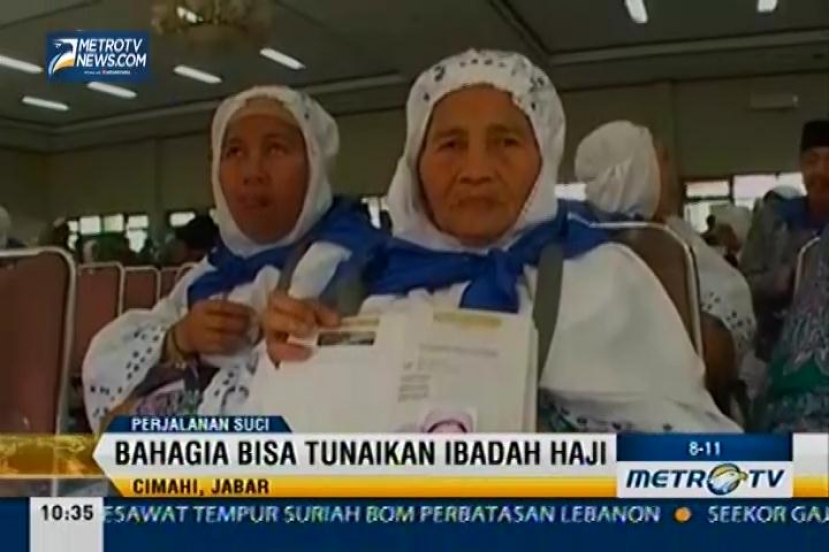 Bahagia Bisa Tunaikan Ibadah Haji