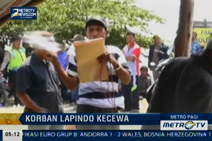 Korban Lumpur Lapindo Kecewa Tidak Bertemu Menteri PU