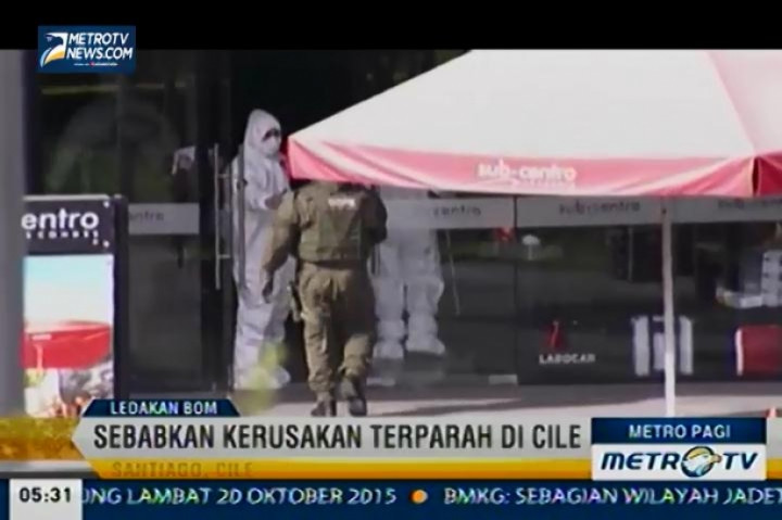 14 Orang Luka-luka Akibat Ledakan Bom di Chile