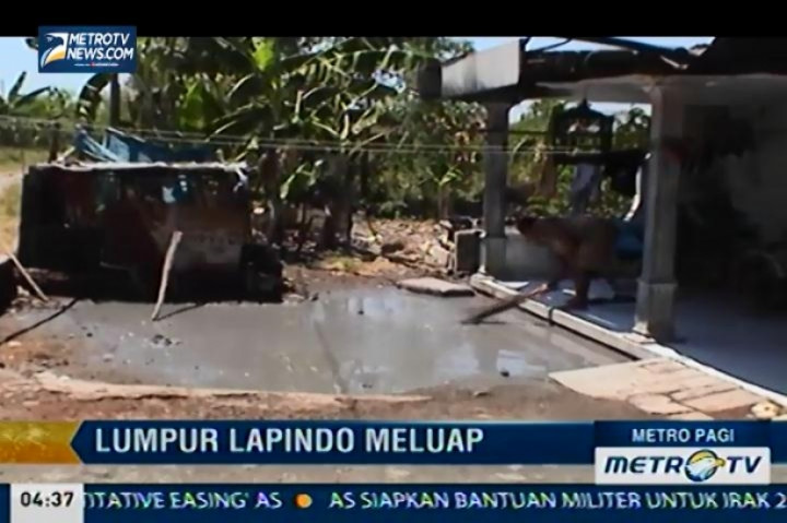 Luapan Lumpur Lapindo Genangi Rumah Warga