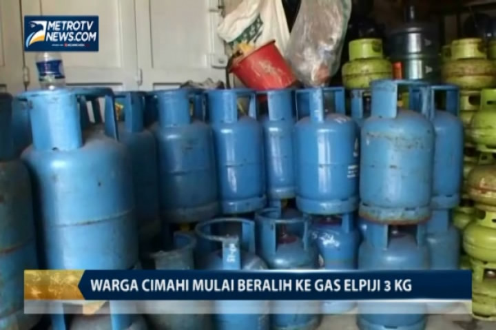 Gas Elpiji 12 Kg Kemahalan, Warga Cimahi Mulai Beralih ke Gas Elpiji 3 Kg 