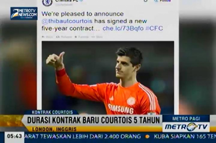 Thibaut Courtois Perpanjang Kontrak dengan Chelsea