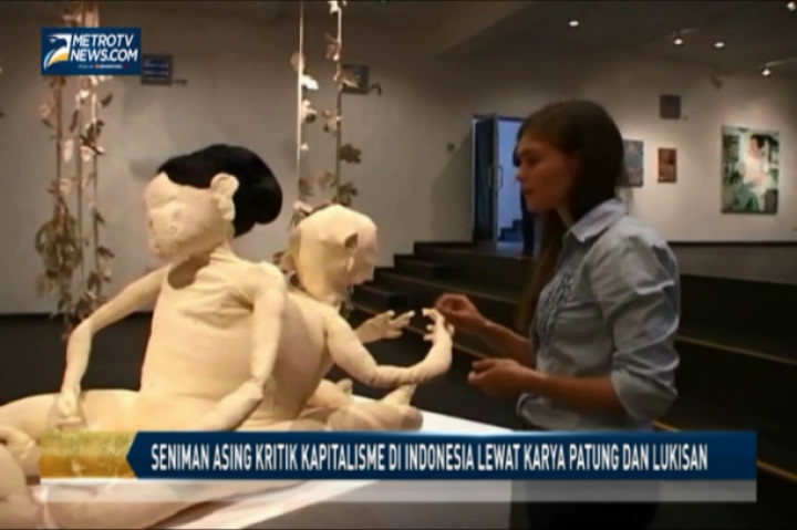 Seniman Asing Kritik Kapitalisme di Indonesia Lewat Karya Patung dan Lukisan