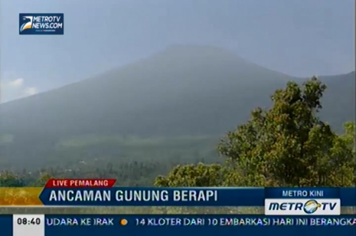 Status Siaga Gunung Slamet Belum Diturunkan 