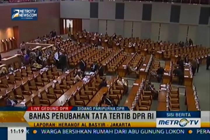 Perubahan Tata Tertib DPR RI Akan Disahkan Hari Ini