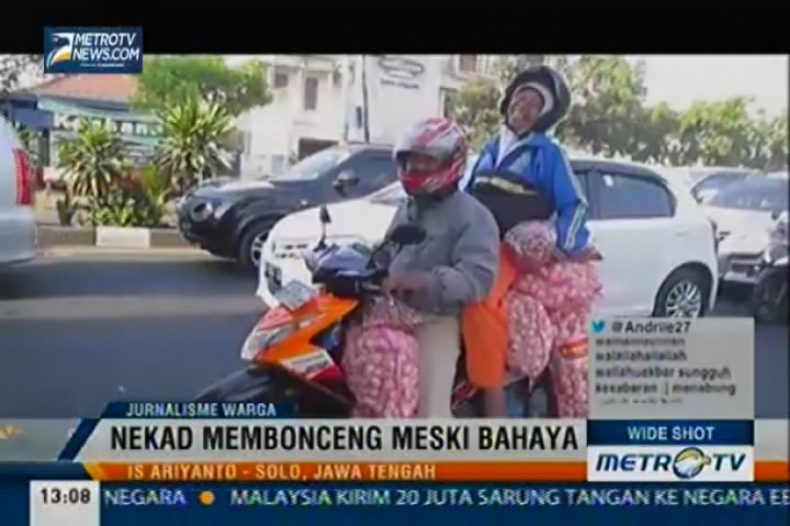 Nekad Membonceng Meski Berbahaya