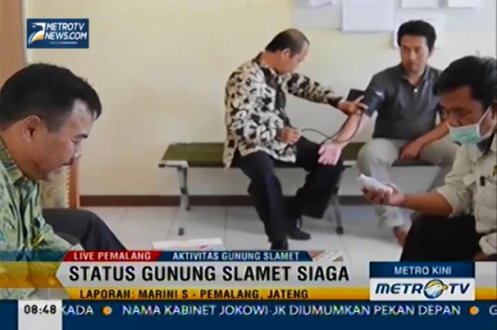 Posko Gambuhan Gunung Slamet Berikan Pelayanan Kesehatan