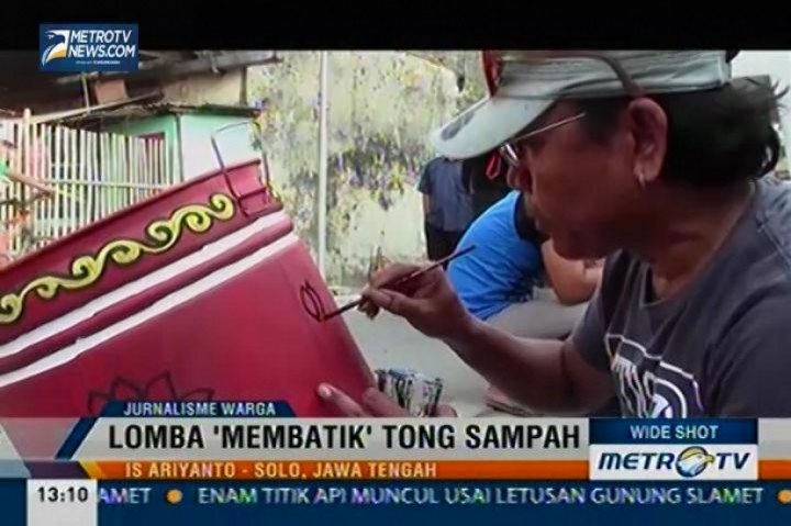 Lomba Membatik Tong Sampah