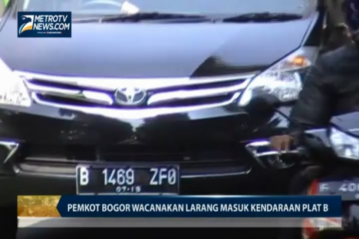 Pelat B akan Dilarang Masuk Bogor Akhir Pekan