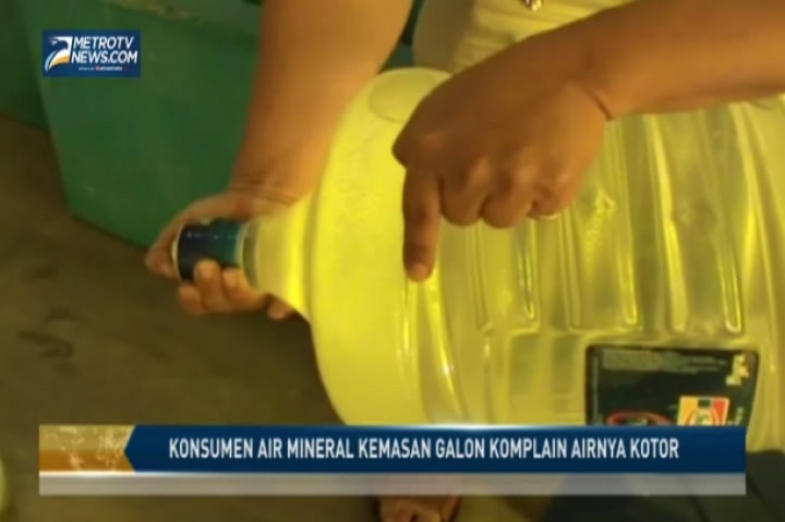 Konsumen Air Mineral Kemasan Galon Komplain Airnya Kotor 