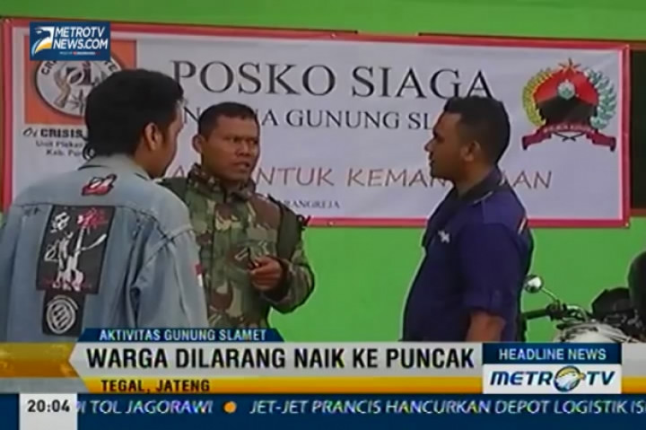 Gempa Tremor Meningkat, Penjagaan ke Gunung Slamet Diperketat