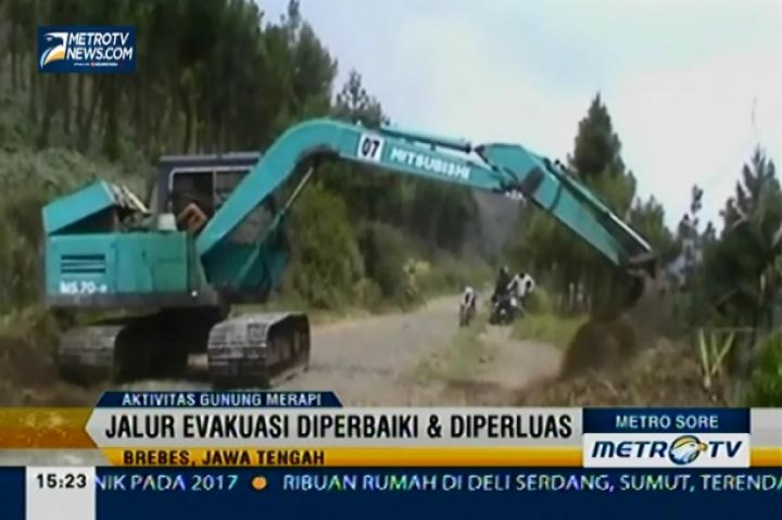 DPU Perbaiki Jalur Evakuasi di Kabupaten Brebes