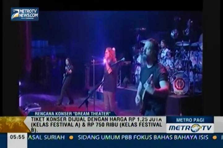 Dream Theater Gelar Konser di Senayan