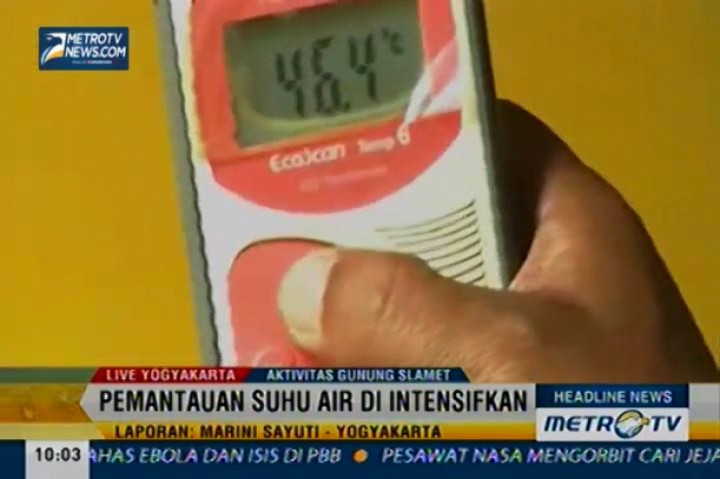 Aktivitas Gunung Slamet Menurun, Dinas ESDM Intensifkan Pemantauan Suhu Air 