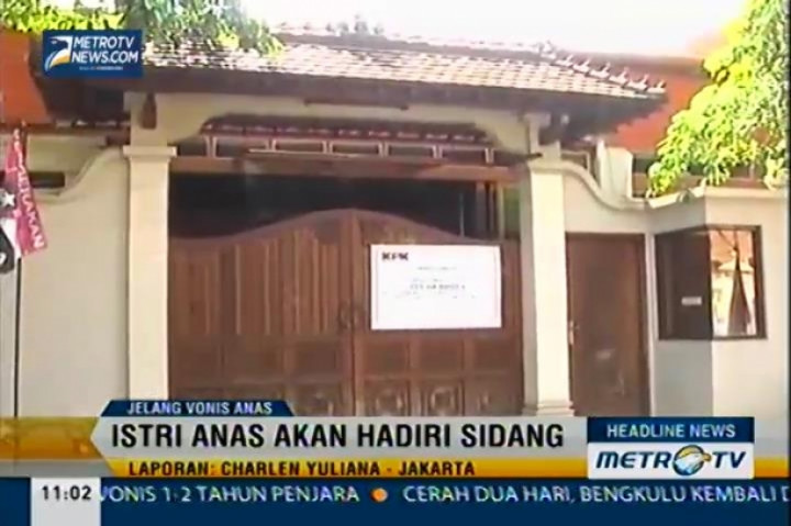 Jelang Vonis, Kediaman Anas Tampak Sepi 