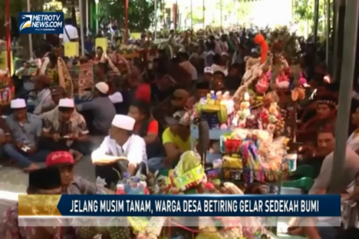 Jelang Musim Tanam, Warga Desa Betiring Gelar Sedekah Bumi