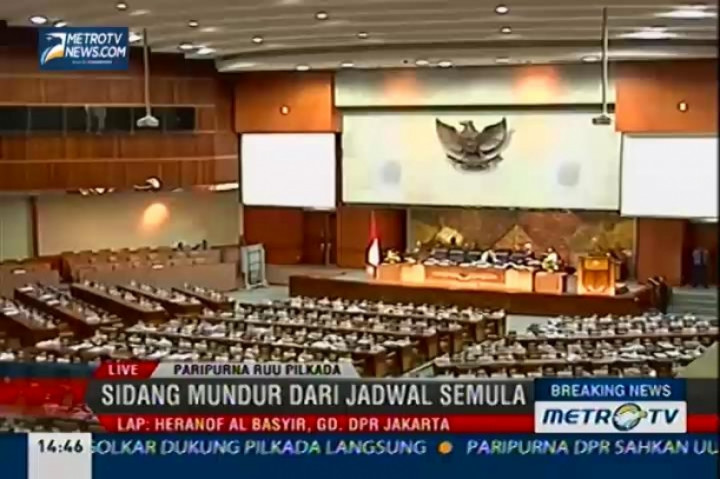 Banyak Anggota yang Belum Hadir, Sidang Paripurna Molor