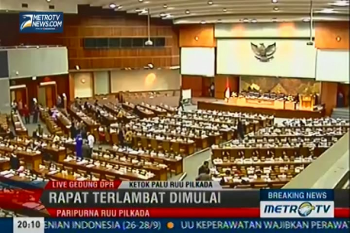 Ketok Palu RUU Pilkada (4)