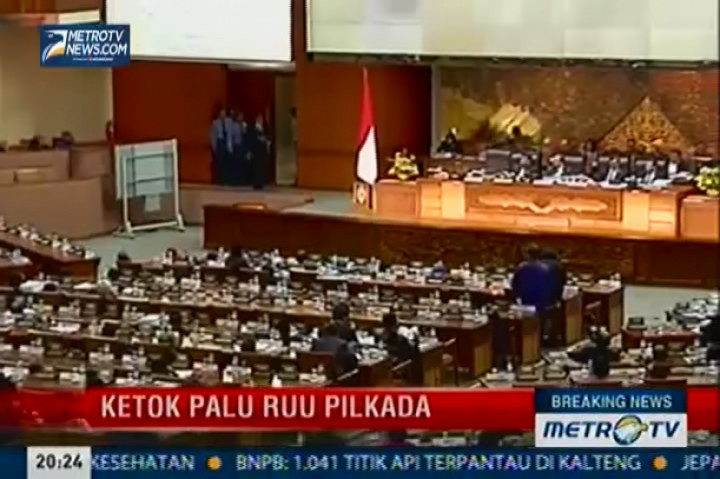 Ketok Palu RUU Pilkada (5)