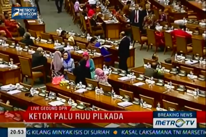 Ketok Palu RUU Pilkada (7)