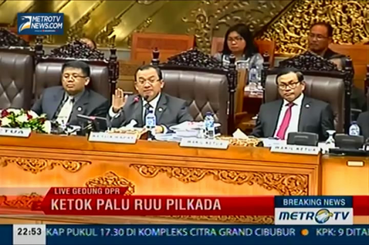 Ketok Palu RUU Pilkada (15)