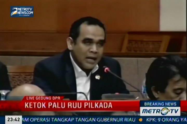 Ketok Palu RUU Pilkada (17)