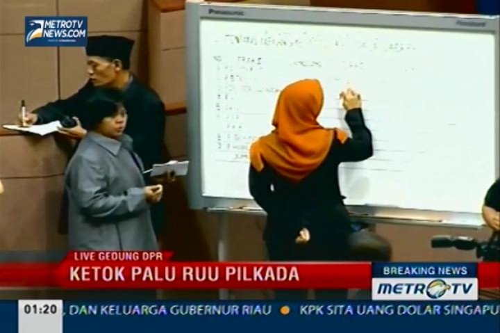 Ketok Palu RUU Pilkada (21)