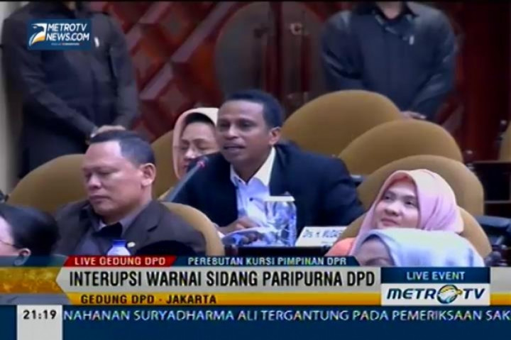 Interupsi Warnai Sidang Paripurna DPD
