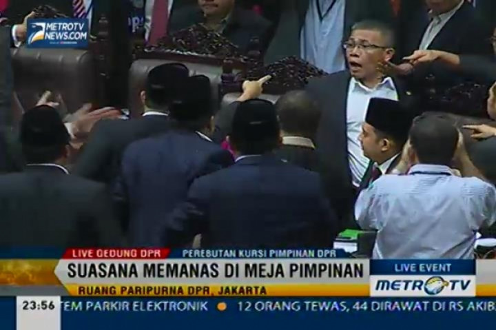 Suasana Memanas di Meja Pimpinan DPR