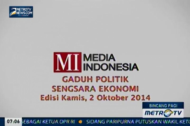​Gaduh Politik Sengsara Ekonomi