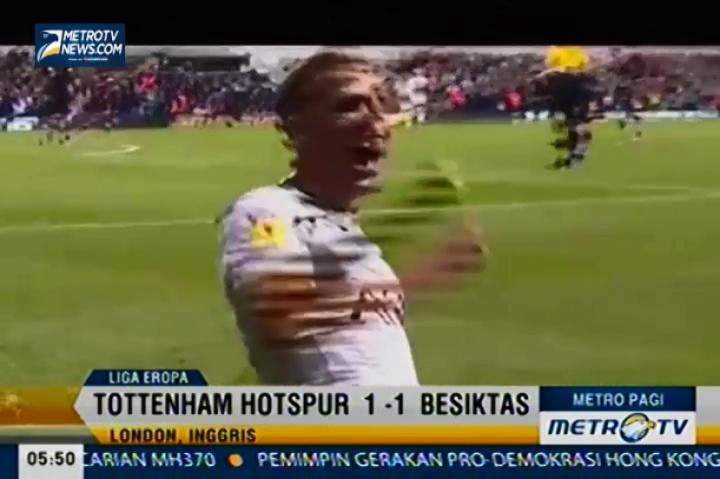 Hotspur Ditahan Imbang Besiktas 1-1