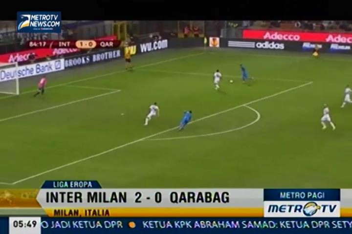 Inter Milan Pecundangi Qarabag 2-0