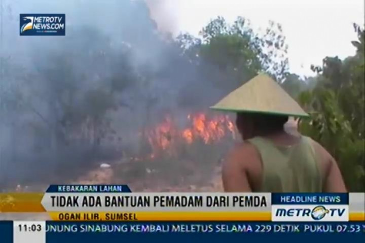 Kebakaran Lahan Terus Menerus, Warga Minta Pemda Segera Atasi