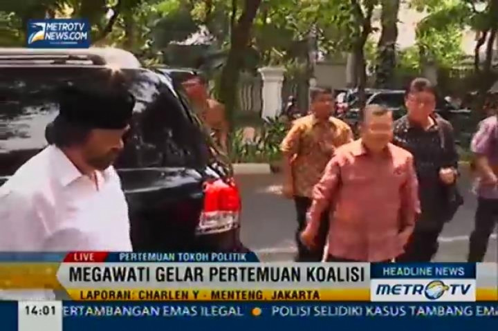 Koalisi Indonesia Hebat Gelar Pertemuan di Kediaman Megawati