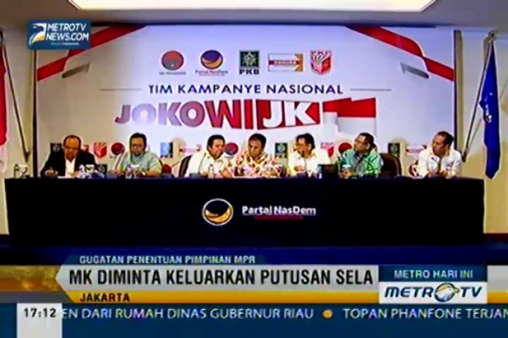 Jokowi-JK akan Gugat Proses Penentuan Pimpinan MPR