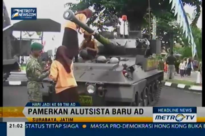 HUT TNI ke-69, Masyarakat Diperbolehkan Lihat Alutsista dari Dekat