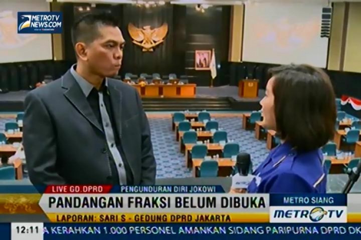Hingga Kini Sidang Paripurna DPRD DKI Jakarta Belum Berlangsung