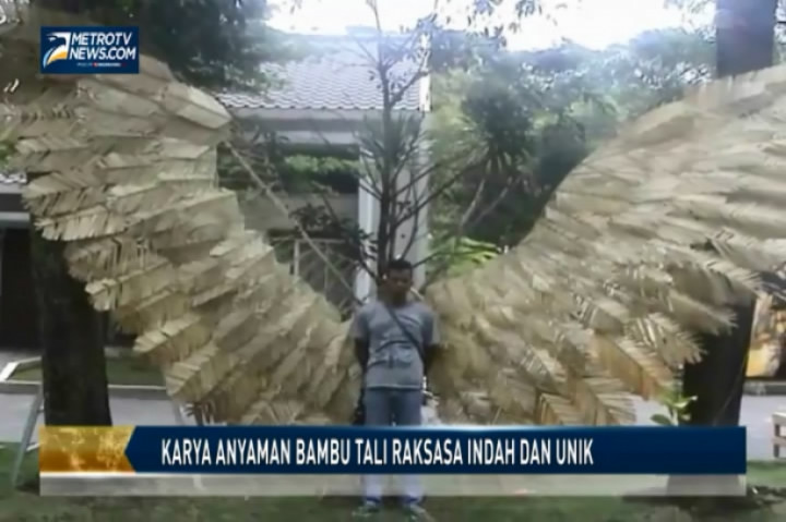 Karya Anyaman Bambu Tali Raksasa Indah dan Unik