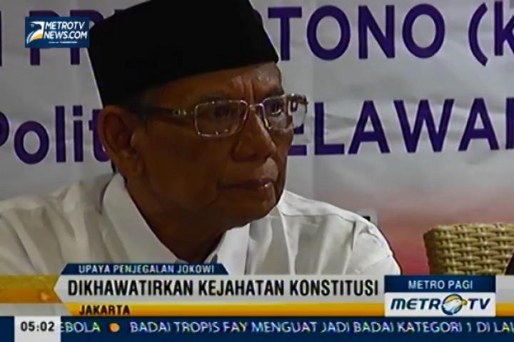 Hasyim Muzadi Khawatir akan Adanya Kejahatan Konstitusional