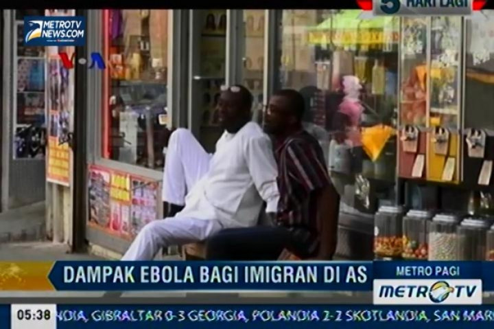 Dampak Ebola Bagi Imigran di AS