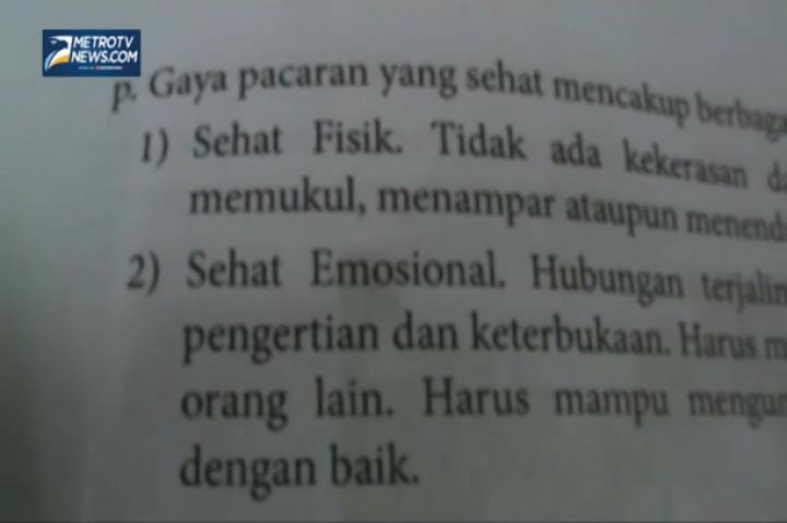 Ajarkan Berpacaran, Buku Penjaskes SMA Menuai Protes