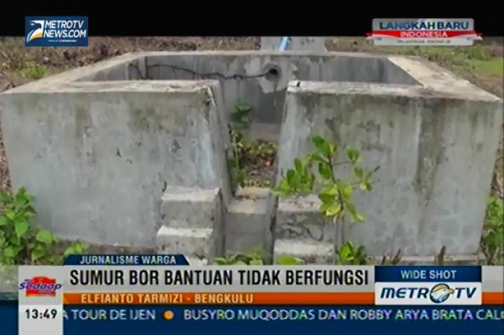 Kemarau Panjang, Sumur Bor Bantuan Tak Berfungsi 
